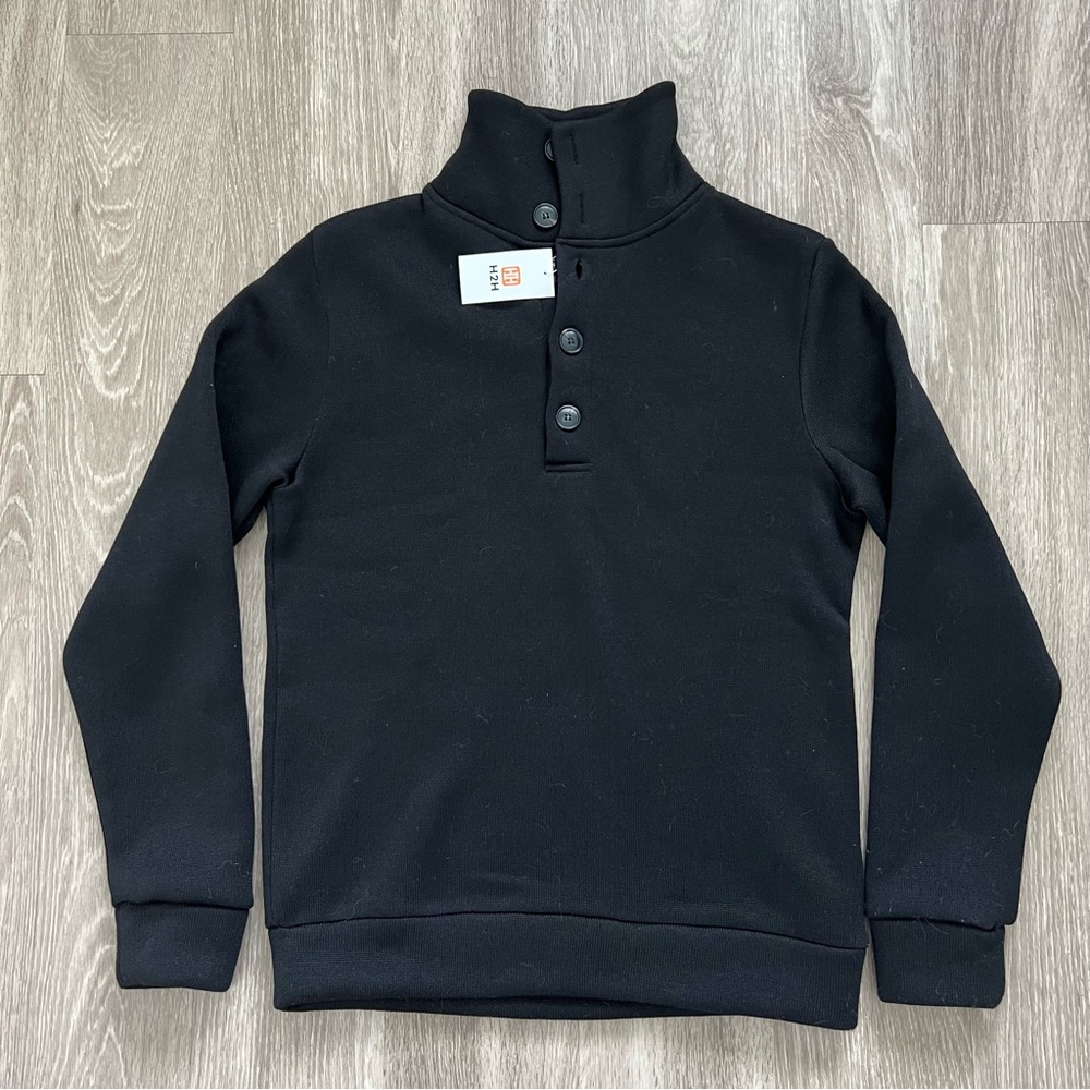 NEW Black Pullover Sweatshirt